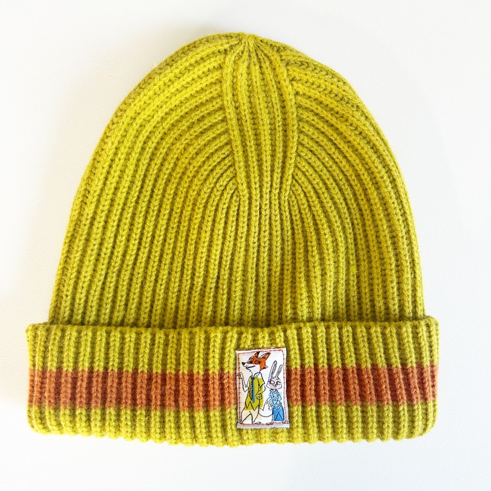Disney Kids Zootopia Knit Beanie Hat Embroidered Nick Wilde Judy‎ Hopps One Size